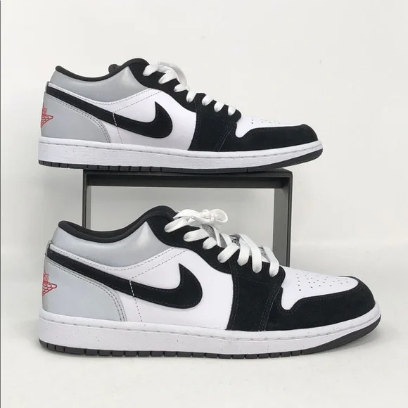 Nike Air Jordan 1 Retro Low SE HF3148-106White Black Fire Red - Size 8.5 No Box Air Jordan 1 Low SE  main image 2